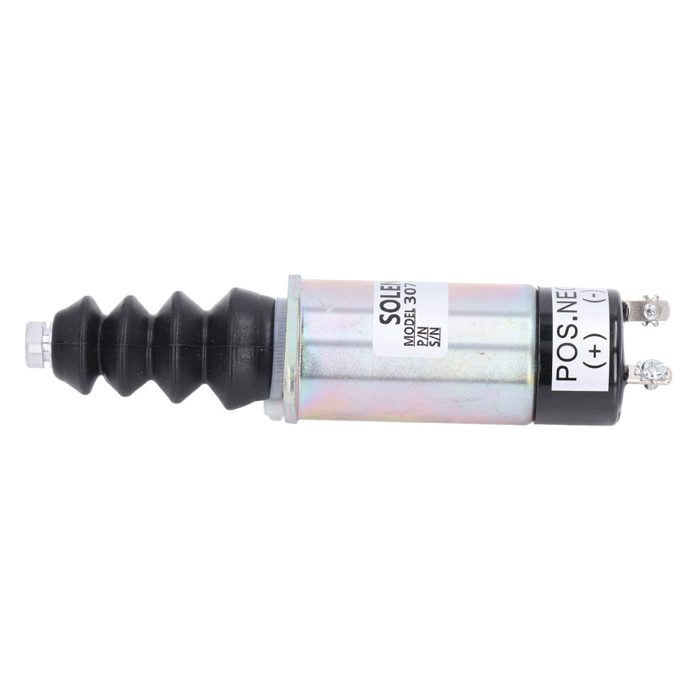 12V Fuel Shut Off Solenoid Valve 1502 Series For Perkins Cat 216-246 Skid Steer 6901376516758