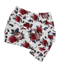 Men's Flower Shirt Bust 115cm/45.3in 3XL White/Red