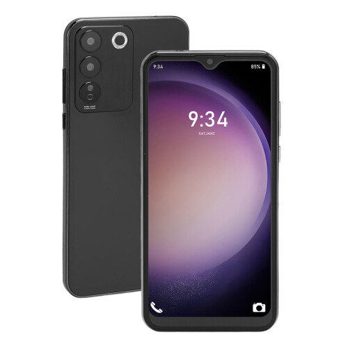 Smartphone Android με ξεκλείδωμα προσώπου, οθόνη HD 6,5 ιντσών, διπλές κάμερες, υποστήριξη 1