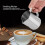 Δοχείο γάλακτος Barista, αφροποιητής γάλακτος από ανοξείδωτο ατσάλι με εξαιρετικό 6