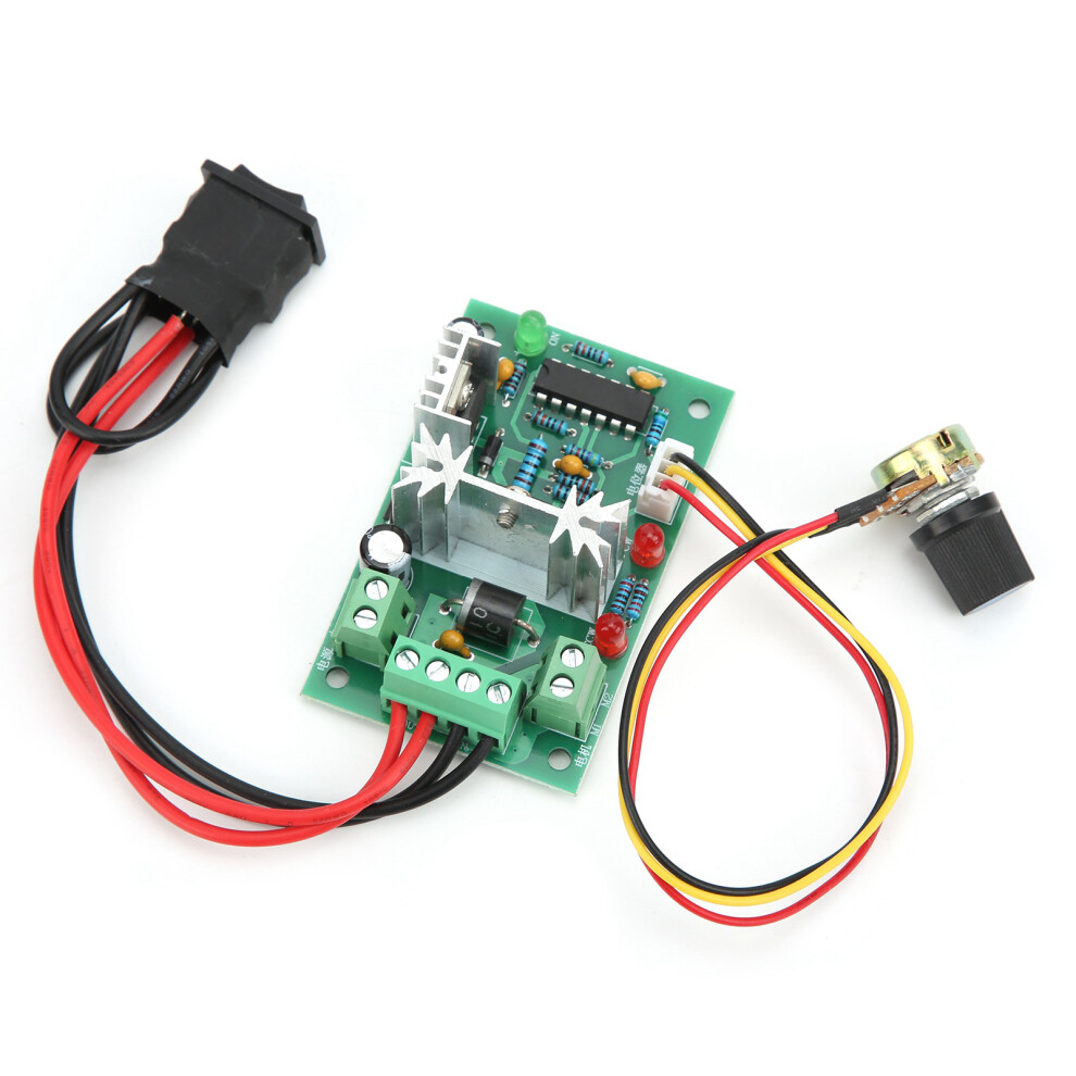 Dc Motor Speed Control Module Pwm 6A 200W - Adjustable Cw Ccw Switch 8791391874944