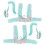 1Set Reflecterend Veiligheidstuig Kind Wrist Link Leash 1