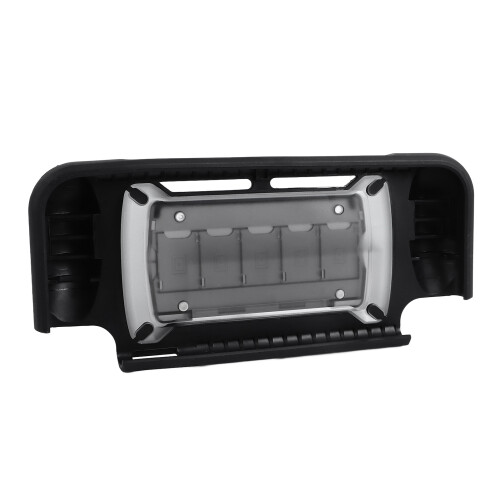 Capa traseira rígida e transparente para Nintendo Switch, capa de silicone compatível com dock, com protetor de tela de vidro temperado, resistente 2