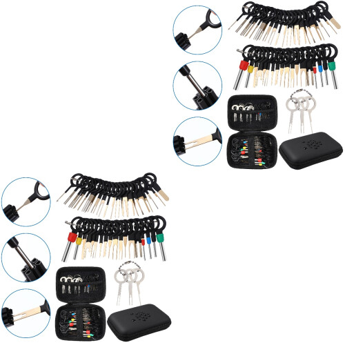 152Pcs Black Pin Extractor Kit for Automotive Terminal Removal Tools 1