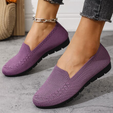 Willtoo Women’s Orthopedic Knit Comfort Loafers – Slip-Resistant Walking Shoes, Damping, More Stability, for Wide and Narrow Feet