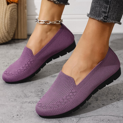 Γυναικεία ορθοπεδικά πλεκτά loafers Willtoo Comfort – Αντιολισθητικά παπούτσια για