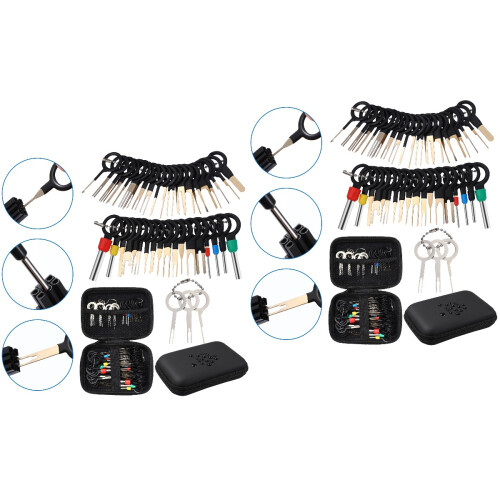 152Pcs Black Pin Extractor Kit for Automotive Terminal Removal Tools 2