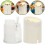 5Pcs Acrylic Pressing Type Toothpick Holders White Desktop Storage Box 4
