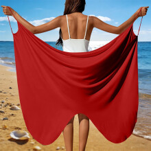 Women's Spaghetti Strap Wrap Dress Lightweight Beach
