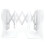 Magazine File Organizer Expandable Bookends Adjustable Bookend Sturdy Metal Construction Foldable Book Organizer Space Saving Design Scratch 6