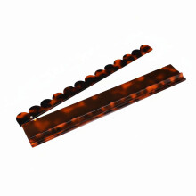 Suport pentru Mahjong, pachet de 1, 45 cm, margine ondulată cu împingătoare magnetice încorporate, suport ușor acrilic pentru plăci și suport