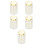 5Pcs Acrylic Pressing Type Toothpick Holders White Desktop Storage Box 8