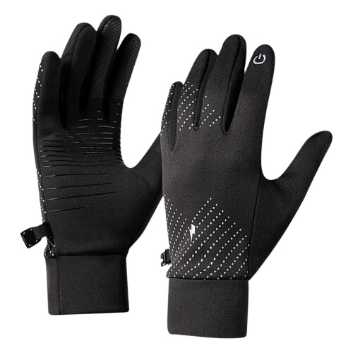 Full-Finger Compression Gloves with Touchscreen Tips