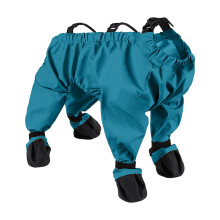 Waterproof Dog Boots with Suspenders, All-in AntiSlip DogPaw Protector with Adjustable DirtyProof Pants for Small Medium Large Dogs