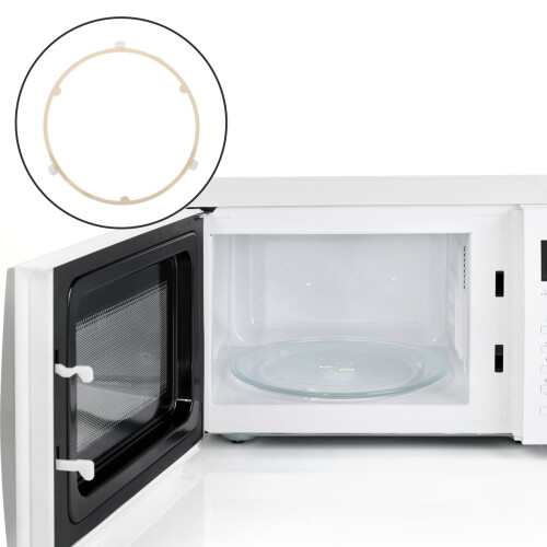 Universal microwave oven turntable bracket rotatable