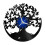 Ρολόι τοίχου με δίσκο βινυλίου "Tree of Life" για διακόσμηση κουζίνας, δώρο για τον 1