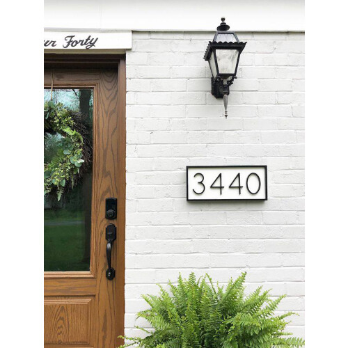 Rust-resistant Outdoor Address Numbers, Floating or Flush Mount Installation, Robust Hardware with Simplified Instructions for Ease 2