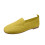 Willtoo Women's Flat Shoes with Arch Support Yellow Size 8 1