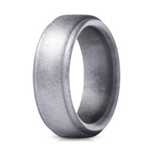 Alliance en silicone pour homme et femme, tailles 7 Ă 14 (8 mm de large), pour couples.