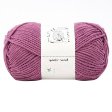 Filato di cotone intrecciato a mano per uncinetto, 100 g, spessore Worsted, ipoallergenico, a 4 capi, per maglioni/sciarpe/lavori fai da te,