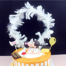 Engagement Party Cupcake Toppers Cake Topper White 1Pcs for Dessert