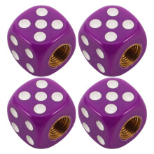 4Pcs Funny Purple Valve Caps for Bike and Auto Tire Valve Stems