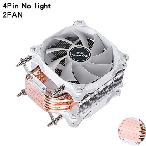 Αποδοτικός ανεμιστήρας ψύξης επεξεργαστή CPU, αερόψυκτος ανεμιστήρας υπολογιστή,