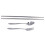 Outdoor Silberbesteck Set Klappbar 3tlg. 17