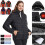 Heated Jacket Unisex Windproof Lightweight Black XS 1