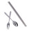 Outdoor Silberbesteck Set Klappbar 3tlg. 11