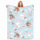 Coperta in flanella Sugarbunnies per divano, trapunta sottile, super calda e soffice 1
