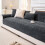 (Red, Armrest 27.5*27.5in) Solid Color Thick Plush Sofa Cover, 1 Count Modern Simple Sofa Cushion, Soft Sofa Protector 4