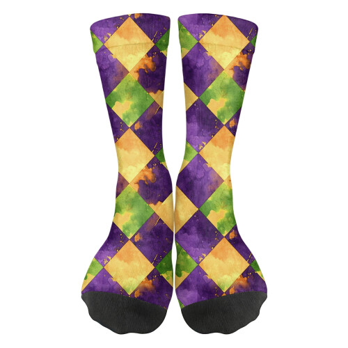 Willtoo Compression Socks for Women Watercolor Polka Dot