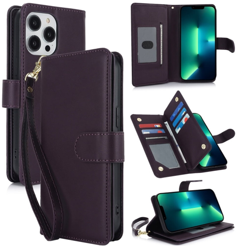 Leather Magnetic Flip Wallet Case For Iphone 13 Pro 6.1 Inch 913211538753