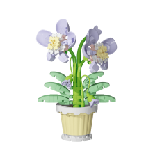 Orchideen-Bonsai-Bauset – 218 Mini-Bausteine für Erwachsene, DIY-Dekoration & Geschenkidee, kompatibel mit LEGO