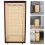 Freestanding Bamboo Umbrella Holder with Multiuse Storage Basket 4
