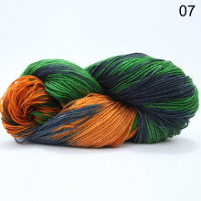 Dyed Acrylic Wool Yarn Four Strand DIY Woven Knitting Sweater Sock Scarf Colorful Crochet Yarn Sewing