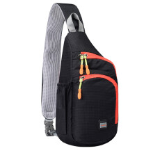 Liten Slingryggsäck Vattentät Unisex Axelväska Bröstväska Crossbody Dagsryggsäck