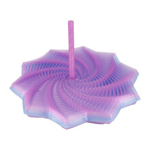 2025Nové3D tlačené rozšírené senzorické fidget hviezda s rukoväťou Farebný vírivý špirálový dizajn Hviezda v tvare hviezdy Fidget