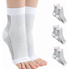 paia di calze per neuropatia per donne e uomini, calze lenitive per il dolore neuropatico femminile, sollievo per piedi e caviglie gonfie
