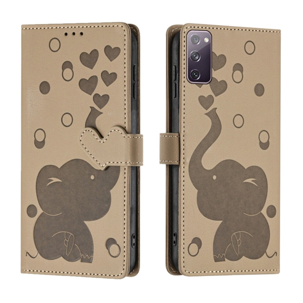 Cartoon Elephant Pu Leather Wallet Case For Samsung Galaxy 919886082089