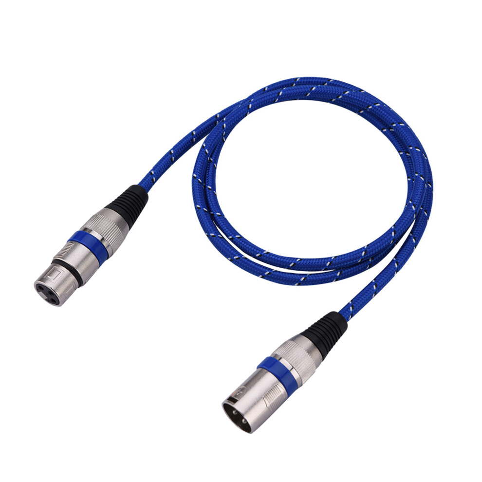 Balanced Xlr Male Female Audio Cable3pin Microphone Cable For Stage Sound Equipment Noiseless Exceptional Tensile Strength Durable Nylon Suitable 9071309514223