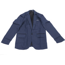Timeless Look Men's Slim Fit Blazer Lightweight Business Suit Jacket With One Button Closure Notched Lapel And Decorative Buttons For Versatile