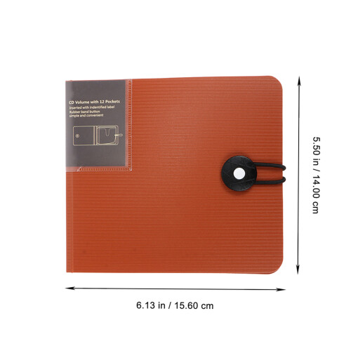 10Pcs Brown Cd Storage Bag Practical Durable Disc Protective Case 1