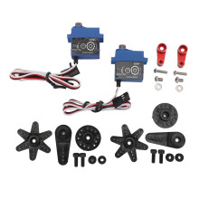 Waterdichte digitale servomotor voor robotica, RC-servo met hoog koppel en volledig metalen tandwielen, 270 graden rotatie, duurzame constructie,