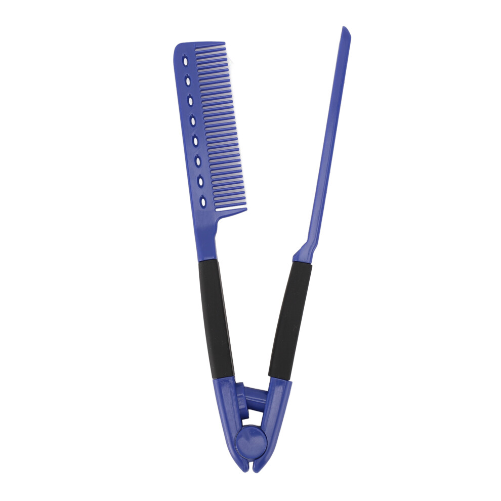Unisex Straightening Comb For Professional Styling Salon-Quality Results At Home Tangle-Free Preparation V Shaped Design Burn Free Protection Compact