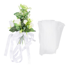 Aranjamente florale artificiale, buchete de trandafiri din mătase, culori strălucitoare, ușor de utilizat, pentru accesorii de nuntă și decor