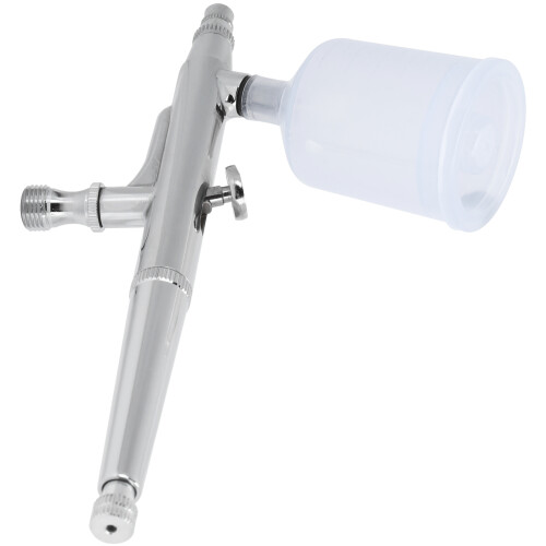 Replaceable Nozzles Airbrush with Precision Spray Control, Quick Coupler System for Car and Motorcycle Graphics, Dual Action Gravity Feed for Nail 1