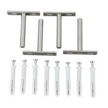 Soportes para estantes flotantes resistentes a la corrosión para pared, diseño de soporte oculto, soportes para estantes de montaje en pared,