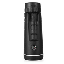 Stargazing Telescope With Built-In Compass, Waterproof Lightweight Durable Scope For Bird Watching And Hiking Foldable Design High Magnification